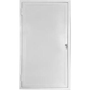Large White Metal Access Panel with Lock/Keys - Aluminum Inspection Door for Plasterboard, Ceiling & Wall, 32x32in/81x81cm, Durable Service Door for Fuse Box Cover in Saudi Arabia