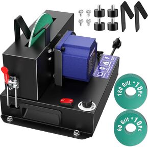 مبراة شفرات جزازة العشب من SporGain، محرك بدون فرش، مطحنة شفرة 3000 دورة في الدقيقة مع ضمان محرك مدى الحياة، عجلة سيراميك مقاس 7 بوصات مع 20 قرص سنفرة للرفع العالي والرفع المنخفض والتمساح والشفرات المسطحة in Kuwait