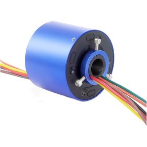 1PCS Through Hole Diameter 12.7mm 6 Channels 15A Conductive Slip Ring Rotating Light Ring Collector Connector in Kuwait