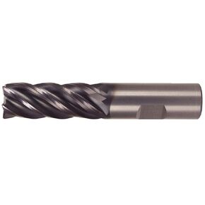 WIDIA Hanita TM5V0S13015BW VariMill II TM5V0S HP Finishing/Roughing End Mill, 0.03" Rad, 0.5" Cutting Dia, Carbide, AlTiN, RH Cut, Weldon, 5-Flute in Saudi Arabia