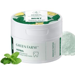Xylitol Tooth Powder for Plaque Defense & Gum Care | Enamel Safe Teeth Whitening Powder, Natural Mint Formula, Targets Sensitive Gums & Fresh Breath in Saudi Arabia