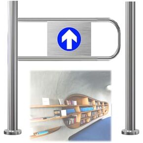 Supermarket Swing Gate,Libraries Main Entrance Revolving Door Commercial, Universal One Way Door Barricade Barrier Gate, Entrance Automatic Closing Swing Gate in Kuwait