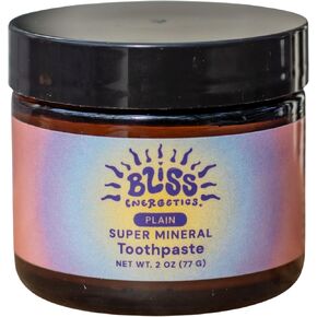 Bliss Energetics Fluoride Free Remineralizing Herbal Toothpaste - Hydroxyapatite, Coconut Oil, Castor Oil, Shilajit and Turmeric - 2oz Orange Essential Oil - Non-Abrasive Enamel Strengthening in Saudi Arabia