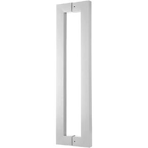 Heavy-Duty Commercial Grade Push Pull Door Handle, White Finish, Barn Door Pull Handle for Glass, Wood, Aluminum Doors(1000 * 962mm) in Kuwait