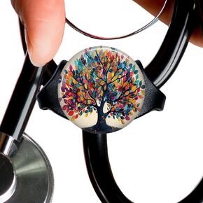 Tree StethoscopeTag Personalized,Nurse Doctor StethoscopeID Tag Customized, Medical StethoscopeName Tag,Ideal for Anyone That uses a Stethoscope, Nursing Students,etc. in Saudi Arabia