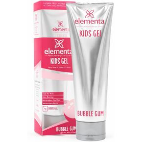 جل أسنان إليمنتا سيلفر – نكهة العلكة | تقنية النانو الطبيعية للتنظيف العميق | خالي من الفلورايد، خالي من البارابين، 4 أونصة in Kuwait