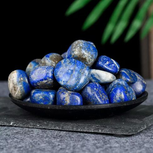 Lot 50pcs Natural Lapis Lazuli Stone Tumble Polished in Saudi Arabia