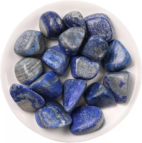 Lot 50pcs Natural Lapis Lazuli Stone Tumble Polished in Saudi Arabia