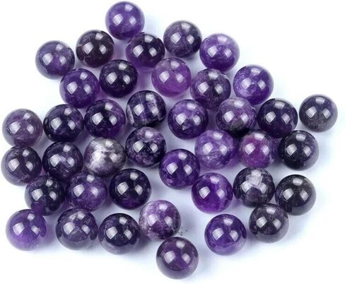 50PCS Natural Stone Gemstones Harmony Round Ball Sphere 14mm in Saudi Arabia