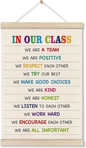 Colors Shapes Posters Hanger Frame, Educational Posters for Toddler Kids, Set of 2 Montessori Nursery Wall Decor, Learning Artwork for Nursery Kids Room, Homeschool, Boho Classroom Decor 16x12 Inch in Saudi Arabia