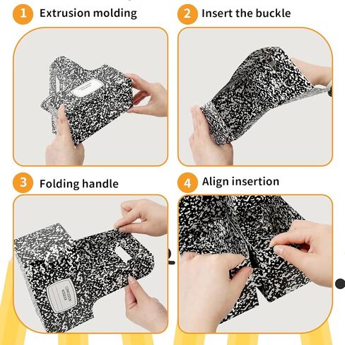 JarThenaAMCS 24Set Teacher Appreciation Gifts 2 Cup Composition Drink Carrier with Pencil Cards Handle Floral Paper Disposable Packaging Cardboard Back to School Cup Holders for Graduation Retirement in Kuwait