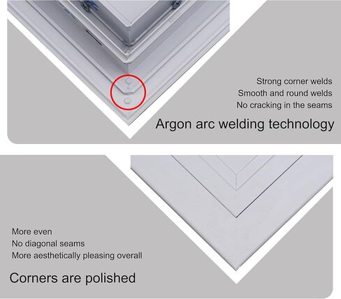 Customizable Lockable Access Panel Door - 12x28in Aluminium Alloy for Attics, Drywall, Plumbing & Concealed Service - Includes Keys for Secure Access in Saudi Arabia