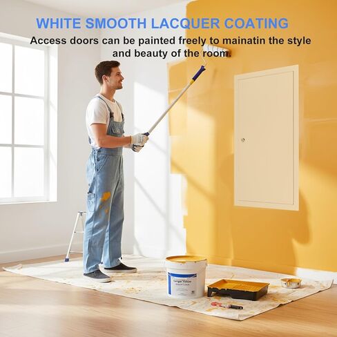 Aluminum Access Panel Door 24x24in & 36x36in - White Inspection Hatch, Service Door with Concealed Hinge, Paintable Smooth Surface, Durable Flap Cover for Easy Access in Saudi Arabia