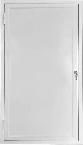 Large White Metal Access Panel with Lock/Keys - Aluminum Inspection Door for Plasterboard, Ceiling & Wall, 32x32in/81x81cm, Durable Service Door for Fuse Box Cover in Saudi Arabia