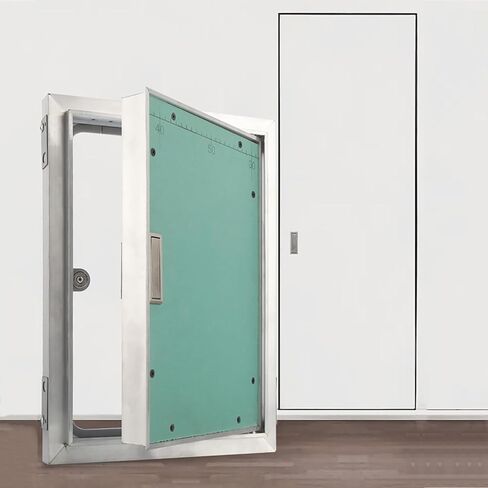 Concealed Wall Access Panel - Aluminum Access Door for Plumbing &, Commercial Use, Ideal for Schools & Hotels - 450x650mm Drywall Access Solution in Saudi Arabia