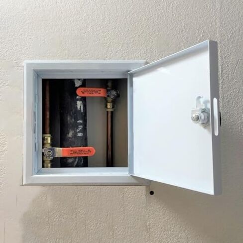 Paintable Metal Access Panel 6x6 to 24x24 Inch - Wall/Ceiling Door with Keys for Easy Plumbing & Valve Access - Discreet Solutions for Home & Commercial Use in Saudi Arabia