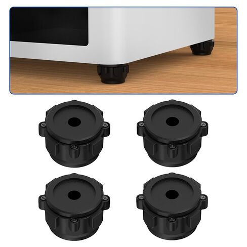 BIQU Panda Cushion XP 3D Printer Shock-Absorbing Feet for Snapmaker U1, Bambu-Lab P1P, P1S, P2S, X1E, X1C, X2D High-Quality Large Bearing Ball Design, Shock Absorption Stable, Quiet and Built to Last in Saudi Arabia