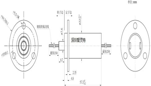 ZSR022-36A Small Conductive Slip Ring Connector 12 Way in Kuwait