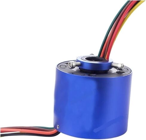 1PCS Through Hole Diameter 12.7mm 6 Channels 15A Conductive Slip Ring Rotating Light Ring Collector Connector in Kuwait