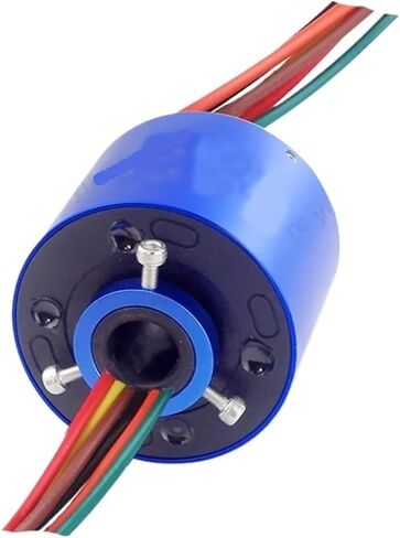 1PCS Through Hole Diameter 12.7mm 6 Channels 15A Conductive Slip Ring Rotating Light Ring Collector Connector in Kuwait