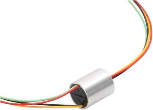 1 Piece OD 12.5mm Conductive Slip Ring Without Flange 4 Channels 2A Collector Ring Infinite Rotary Joint in Kuwait