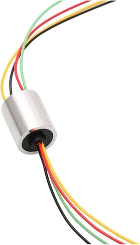 1 Piece OD 12.5mm Conductive Slip Ring Without Flange 4 Channels 2A Collector Ring Infinite Rotary Joint in Kuwait
