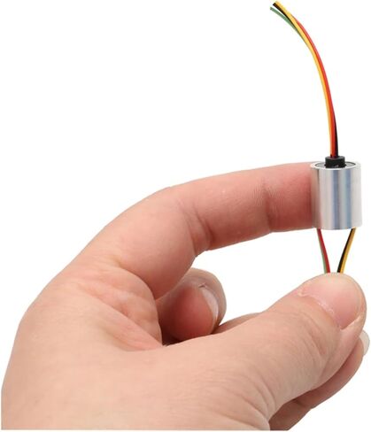 1 Piece OD 12.5mm Conductive Slip Ring Without Flange 4 Channels 2A Collector Ring Infinite Rotary Joint in Kuwait