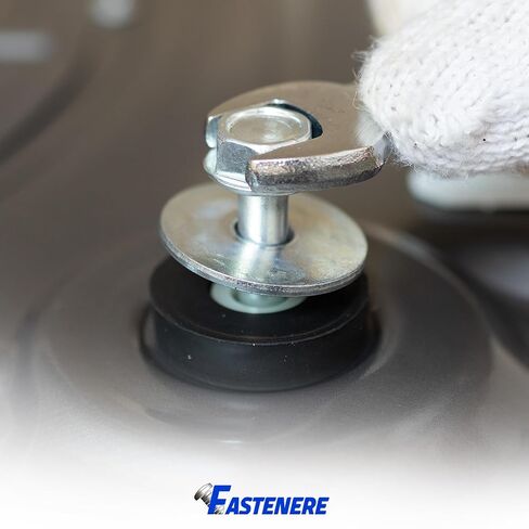 غسالات Fastenere Fender #8 × 3/4 بوصة (500 عبوة)، قطر كبير، لمسة نهائية سادة من الفولاذ المقاوم للصدأ 18-8، مقاومة للتآكل، أجهزة معدنية عالية القوة للشد للسيارات ومشروعات البناء in Kuwait