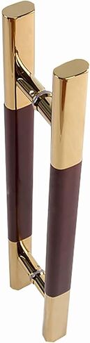 Double Side Mounted Heavy Duty Glass/Wood Door Push Pull Bar Handle, Stainless Steel Commercial Handle for Hotel/Office - 600mm x 400mm in Kuwait