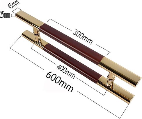 Double Side Mounted Heavy Duty Glass/Wood Door Push Pull Bar Handle, Stainless Steel Commercial Handle for Hotel/Office - 600mm x 400mm in Kuwait