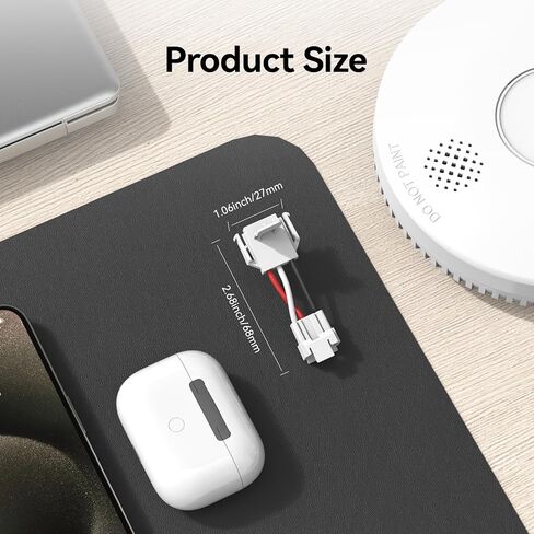 SITERWELL GA6217F توصيل سريع للكشف عن الدخان قابس محول للكشف عن الدخان وأول أكسيد الكربون، متوافق مع إنذار الدخان GS562A، تسخير أسلاك إنذار الدخان لسهولة التحديث والتركيب، 6 حزم in Kuwait