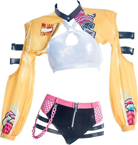haikyuu Women Pop Singer Cosplay Swimsuit Anime Cosplay Rave Swimwear Clubwear Musical Festival Outfit in Saudi Arabia