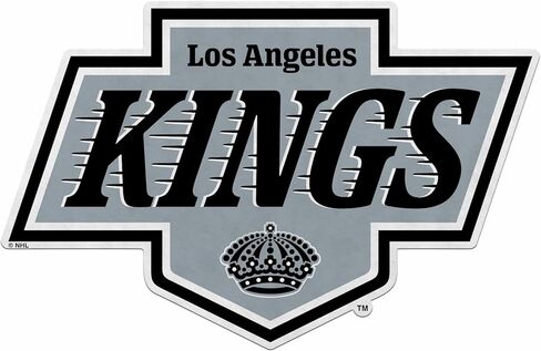 Rico Industries NHL Hockey Los Angeles Kings Primary Shape Cut Pennant - Home and Living Room Décor - Soft Felt EZ to Hang in Saudi Arabia