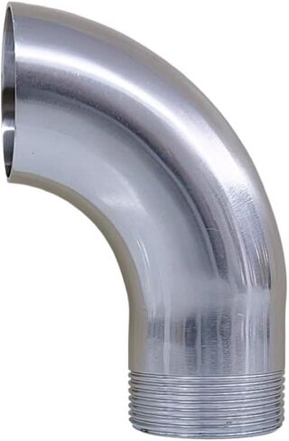 1Pcs 304 Stainless Steel Single Ended Outer Thread Elbow 90 Degree Angle Bend Pipe (19-76MM) OD (DN15-DN65) Sanitary Grade Elbow(32mm X DN25) in Saudi Arabia