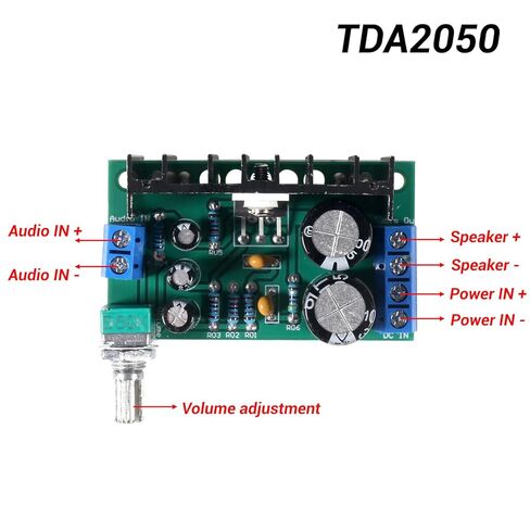 3 قطعة TDA2050 وحدة مضخم الصوت الأحادي ، تيار مستمر/التيار المتناوب 5-24 فولت TDA2050 قناة واحدة أمبير مجلس تيار مستمر/التيار المتناوب 5-24 فولت الناتج 5 واط-120 واط لمكبر الصوت in Saudi Arabia