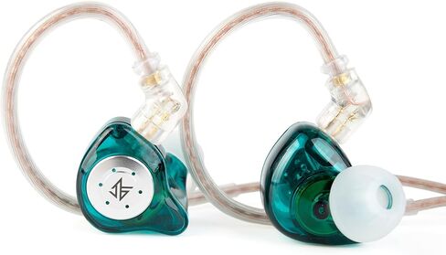 HiFi IEM for Gaming, CCZ MC02 MAX Gaming Earbuds, Clear Bass Sound Wired Gaming Ear Buds, 10mm Dual-Magnet Dynamic Driver in Ear Headphone for School Students Computer Phone (Without mic, Black Gold) in Kuwait