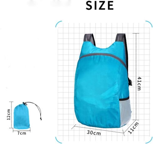 Lightweight Foldable Backpack Men and Women Outdoor Leisure Bag Hiking Backpack Large Capacity Outdoor Sports Backpacks in Saudi Arabia