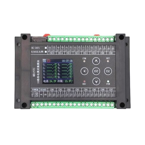 4/6/8/10 Channels Temperature Acquisition Module RS485 with Display K-Type(10-Channel) in Saudi Arabia
