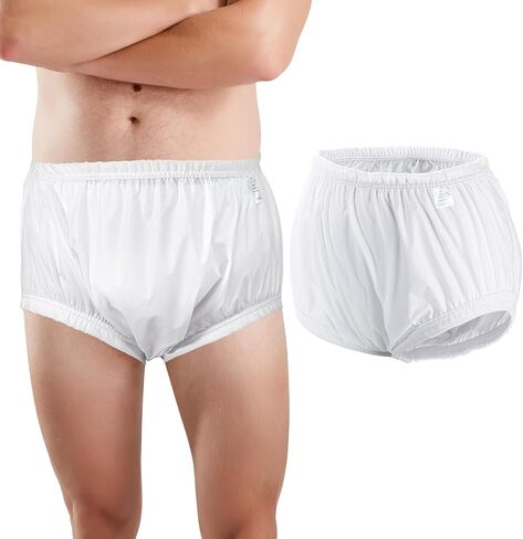 Adult Diaper Cover for Incontinence Noiseless Leakproof Underwear for Incontinence Reusable Adult Incontinence Underpants for Men and Women Comfortable All-Day Protection in Kuwait