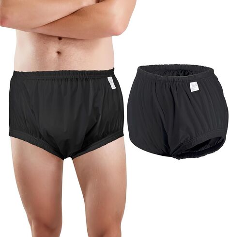 Adult Diaper Cover for Incontinence Noiseless Leakproof Underwear for Incontinence Reusable Adult Incontinence Underpants for Men and Women Comfortable All-Day Protection in Kuwait