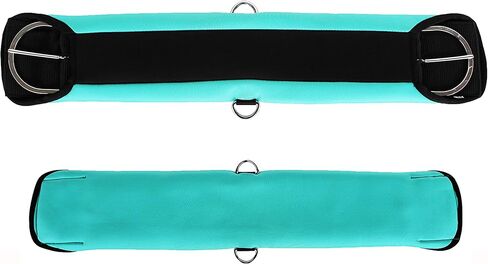 22" Horse Soft Padded Neoprene Turquoise Western Riding Saddle Cinch 9719-22 in Saudi Arabia