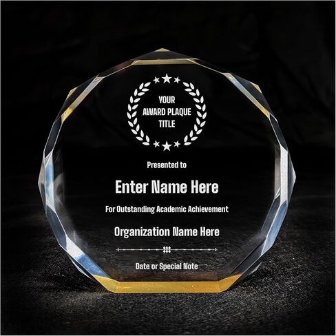 Personalized Acrylic Retirement Gifts For Men and Women, Laser Engraved Custom Trophy for Service Recognition, Fully Customizable Retirement Trophy Award for Boss, Employee, Teacher (Blue Oval) in Saudi Arabia