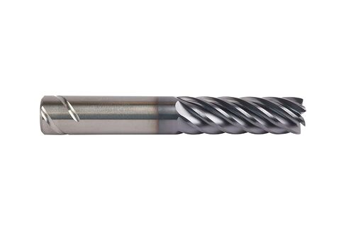 WIDIA Hanita 7V1E19007BV VariMill III ER 7V1E HP Finishing End Mill, 0.03" Rad, 0.75" Cutting Diameter, Carbide, AlTiN, RH Cut, Safe-Lock, 7-Flute in Saudi Arabia