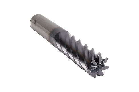 WIDIA Hanita 7V1E19007BV VariMill III ER 7V1E HP Finishing End Mill, 0.03" Rad, 0.75" Cutting Diameter, Carbide, AlTiN, RH Cut, Safe-Lock, 7-Flute in Saudi Arabia