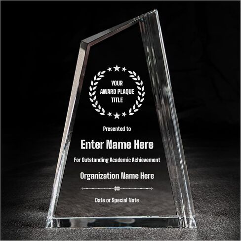 Personalized Acrylic Retirement Gifts For Men and Women, Laser Engraved Custom Trophy for Service Recognition, Fully Customizable Retirement Trophy Award for Boss, Employee, Teacher (Blue Oval) in Saudi Arabia