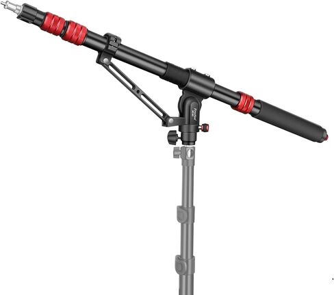 FreeSea MT-H2 Tripod Extension & Boom Arm Aluminum Heavy-Duty Stand Arm | 27.6"-80" Adjustable Tripod Boom Arm, 4.4lb Load, Telescopic Tail, for C-Stand Flash Softbox in Kuwait
