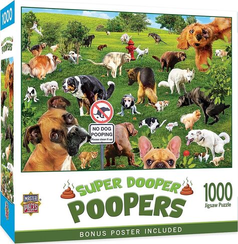 MasterPieces 1000 Piece Jigsaw Puzzle for Adults, Family, Or Youth - Super Dooper - 19.25"x26.75" in Saudi Arabia