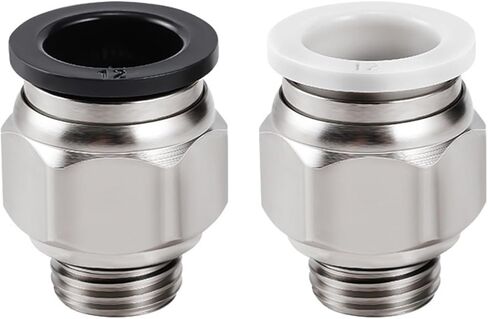Black/white PC Straight Through Quick Connector PC8-02 Plugs Pneumatic Component 1Pcs(精品黑PC10-01) in Kuwait