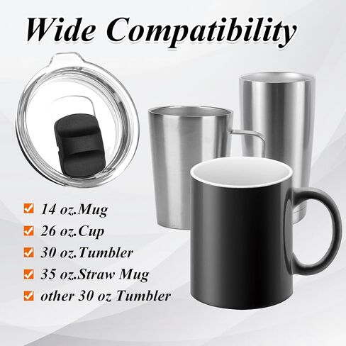 4 Pack 30 oz Tumbler Lid, Yeti Magslider Lid, Yeti Lids 30 Oz Replacement Lid, Spill Proof Cup Lids Covers with Magnetic Slider Switch, for Ozark Trail, Old Style Rtic in Saudi Arabia