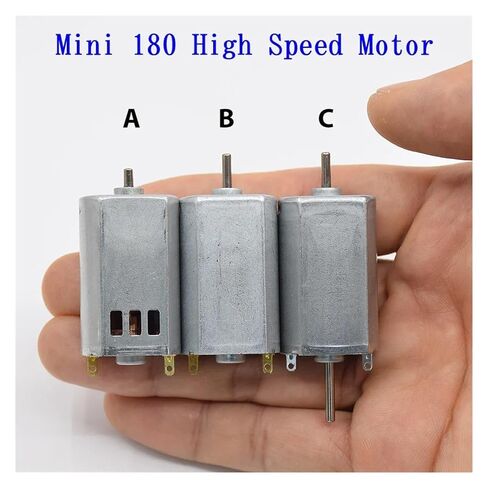 FK/FF-180SH 180 مشغل إلكتروني تيار مستمر 2.4 فولت 3.6 فولت 4.8 فولت 5 فولت 6 فولت 9 فولت محرك عالي السرعة مفرد/مزدوج العمود B in Saudi Arabia